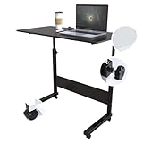 JANDTEK Mesa con Ruedas y Altura Regulable...