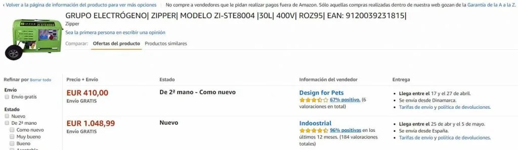 generador dexter power dt30ei gasolina de 2800 w